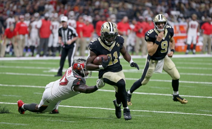 New Orleans Saints running back Alvin Kamara (41)